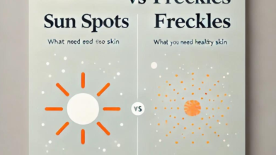 Sun Spots vs Freckles