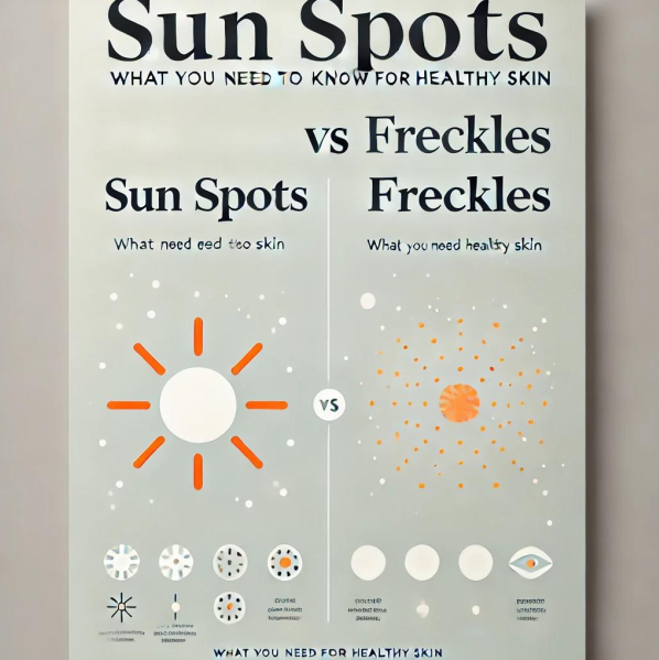 Sun Spots vs Freckles