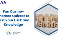 Casino-themed quiz